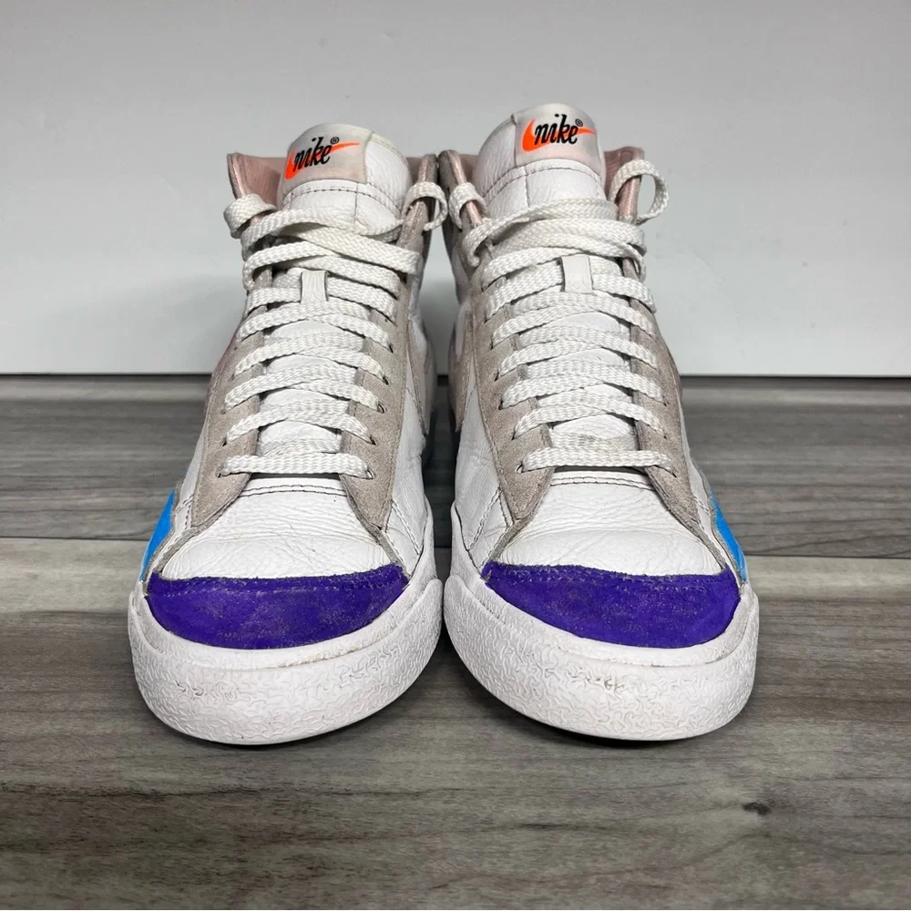 Nike ‘77 Blazer Mid Sneakers Shoes Womens 8 leather Custom Comfy Cool
